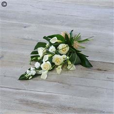 White Rose and Calla Lily Sheaf Large