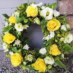 Yellow Rose Wreath