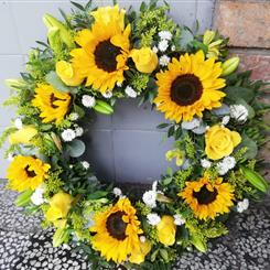 Sunflower Wreath