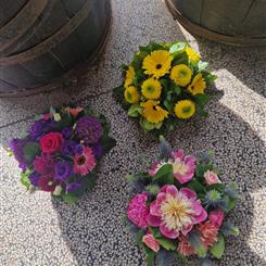 Coloured Funeral Posies